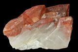 Natural, Red Quartz Crystal Cluster - Morocco #142923-1